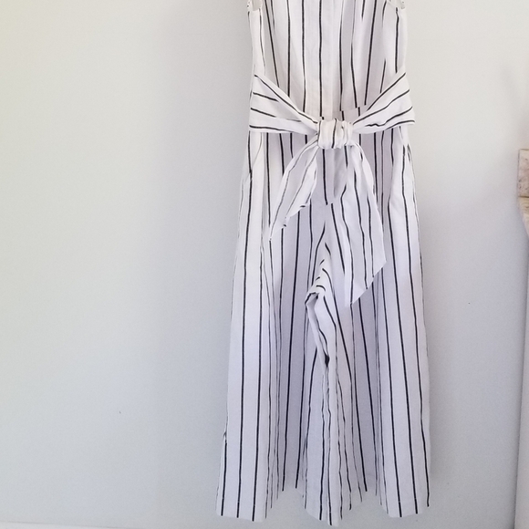 Banana Republic stripe jumpsuit - Picture 3 of 8